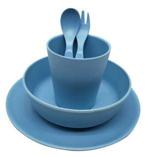 صديقة للبيئة الخيزران الألياف الاطفال وجبة مجموعة الطفل تغذية السلطانية مع ملعقة