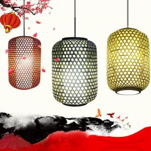 الخيزران قلادة عاكس الضوء