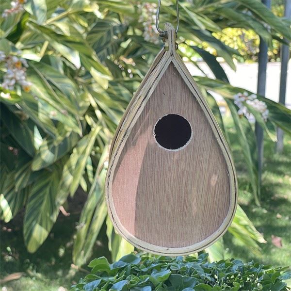 Outdoor Garden Hanging DIY Wooden Bird House
