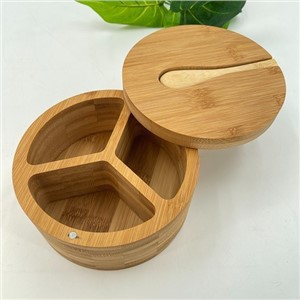 برطمان بهارات بامبو 3 اجزاء مع ملعقة